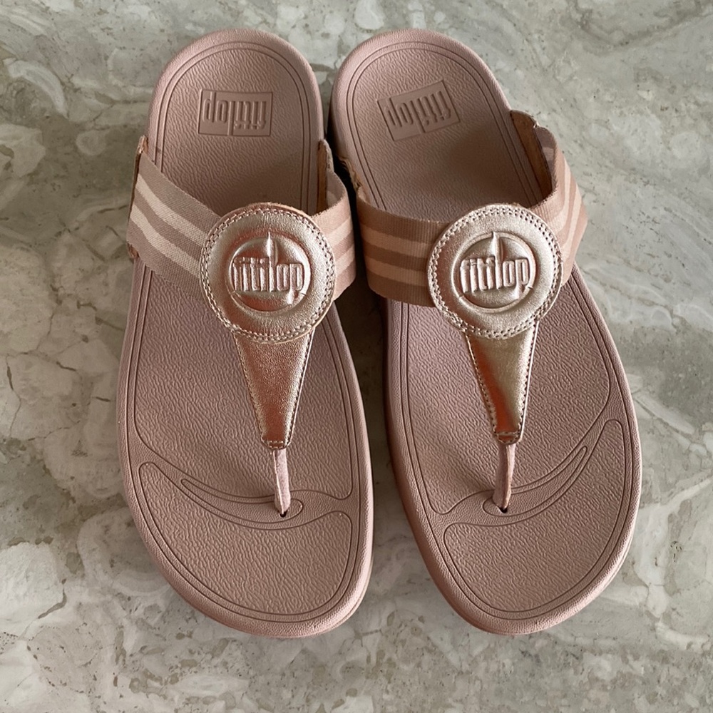 Fitflop Walkstar Rose Gold Sandal NEW